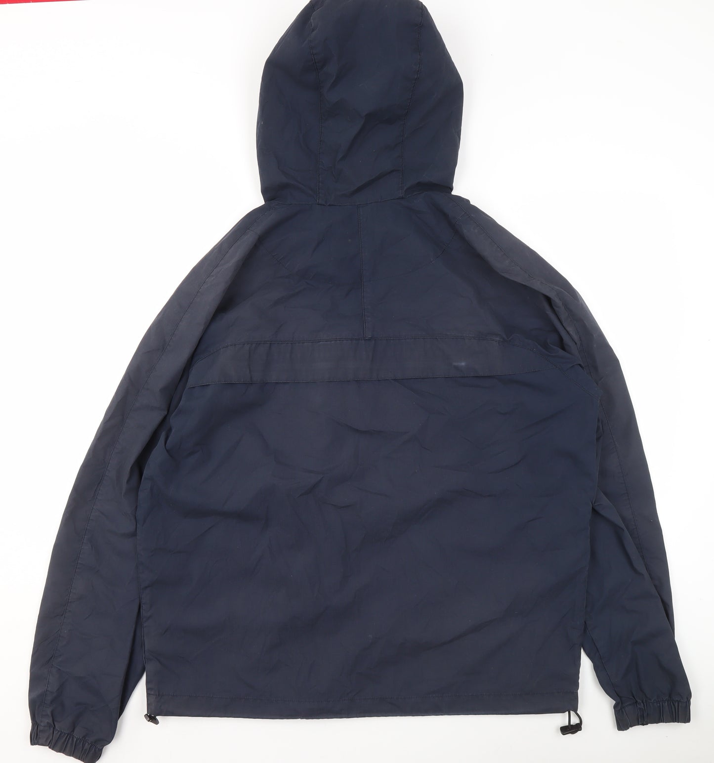 Marks and Spencer Blue Harbour Men's Blue M Windbreaker Hooded Jacket