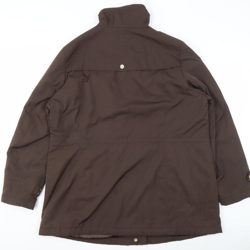 Marks and Spencer Women's Brown Classic Mid-Length Lined Jacket Size 18