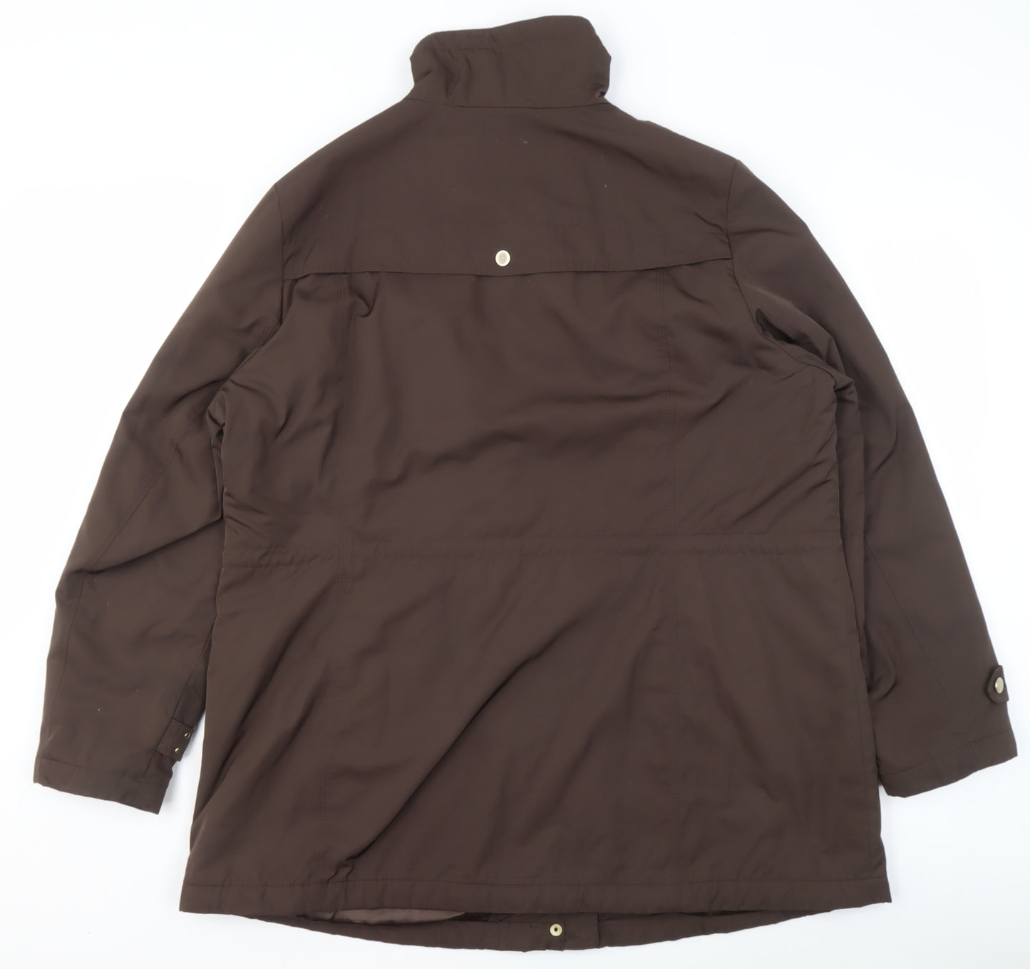 Marks and Spencer Women's Brown Classic Mid-Length Lined Jacket Size 18
