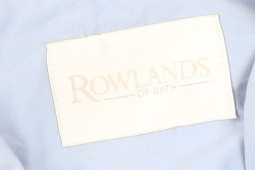 Rowlands of Bath Women's Blue Mid-Length Rain Coat Size 16