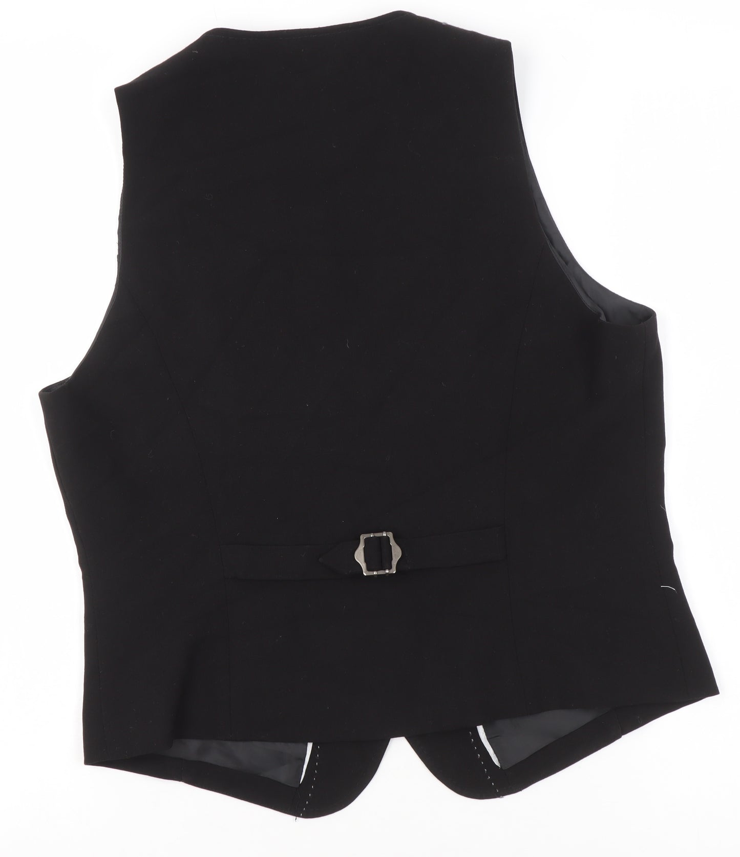 George Women's Black Waistcoat Size 12 Tailored Suit Vest