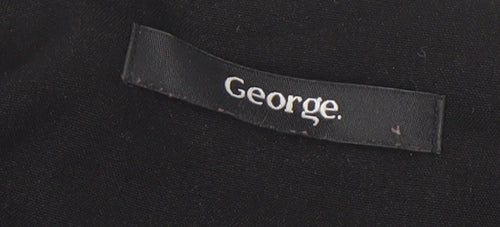 George Women's Black Waistcoat Size 12 Tailored Suit Vest