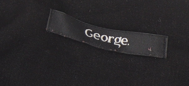 George Women's Black Waistcoat Size 12 Tailored Suit Vest