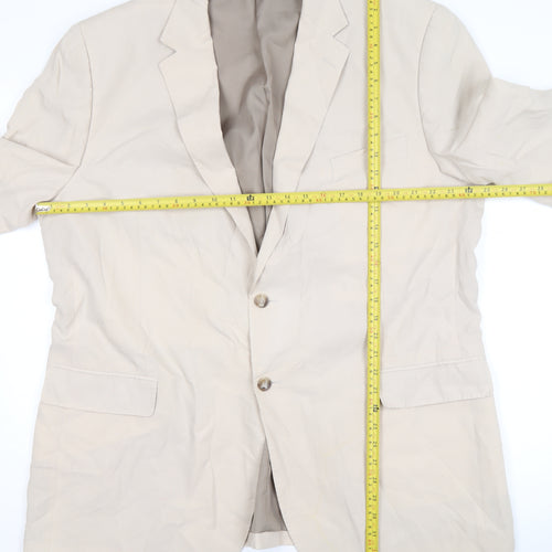 Marks and Spencer Women’s Beige Linen Blend Blazer Jacket 2XL Long