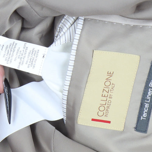 Marks and Spencer Women’s Beige Linen Blend Blazer Jacket 2XL Long