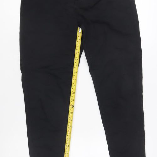 Denim Co. Women's Black Skinny Jeans Size 12 Slim Fit Mid Rise