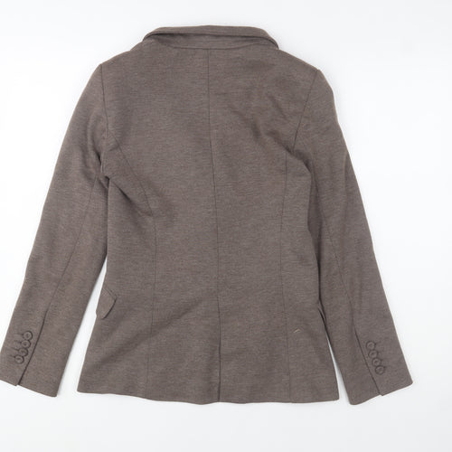 AGGI Women's Brown Wool Blend Slim Fit Blazer Size 6