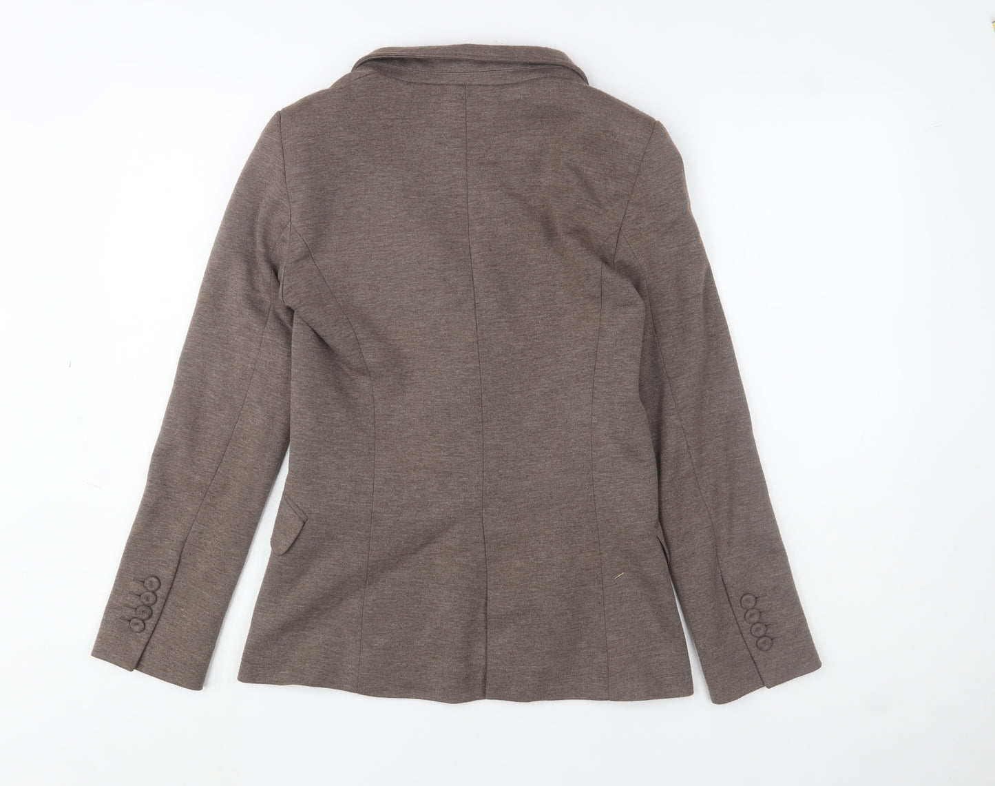 AGGI Women's Brown Wool Blend Slim Fit Blazer Size 6