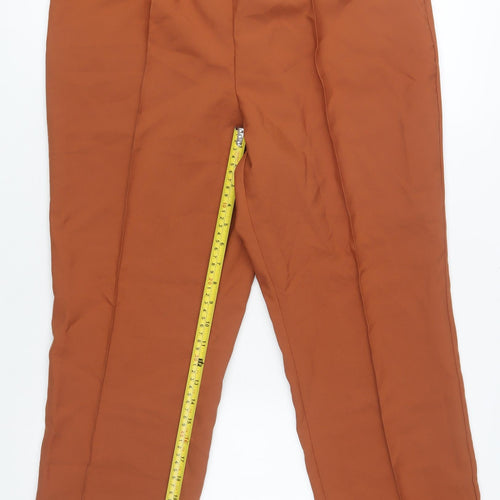Damart Women’s Brown Size 16 Straight Leg Elastic Waist Trousers