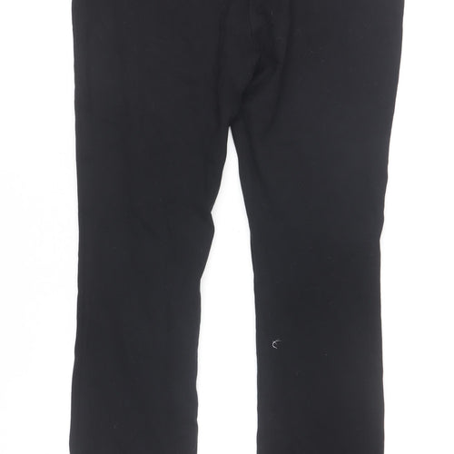 Punt Roma Womens Black Jersey Stretch Slim Leggings Size 8