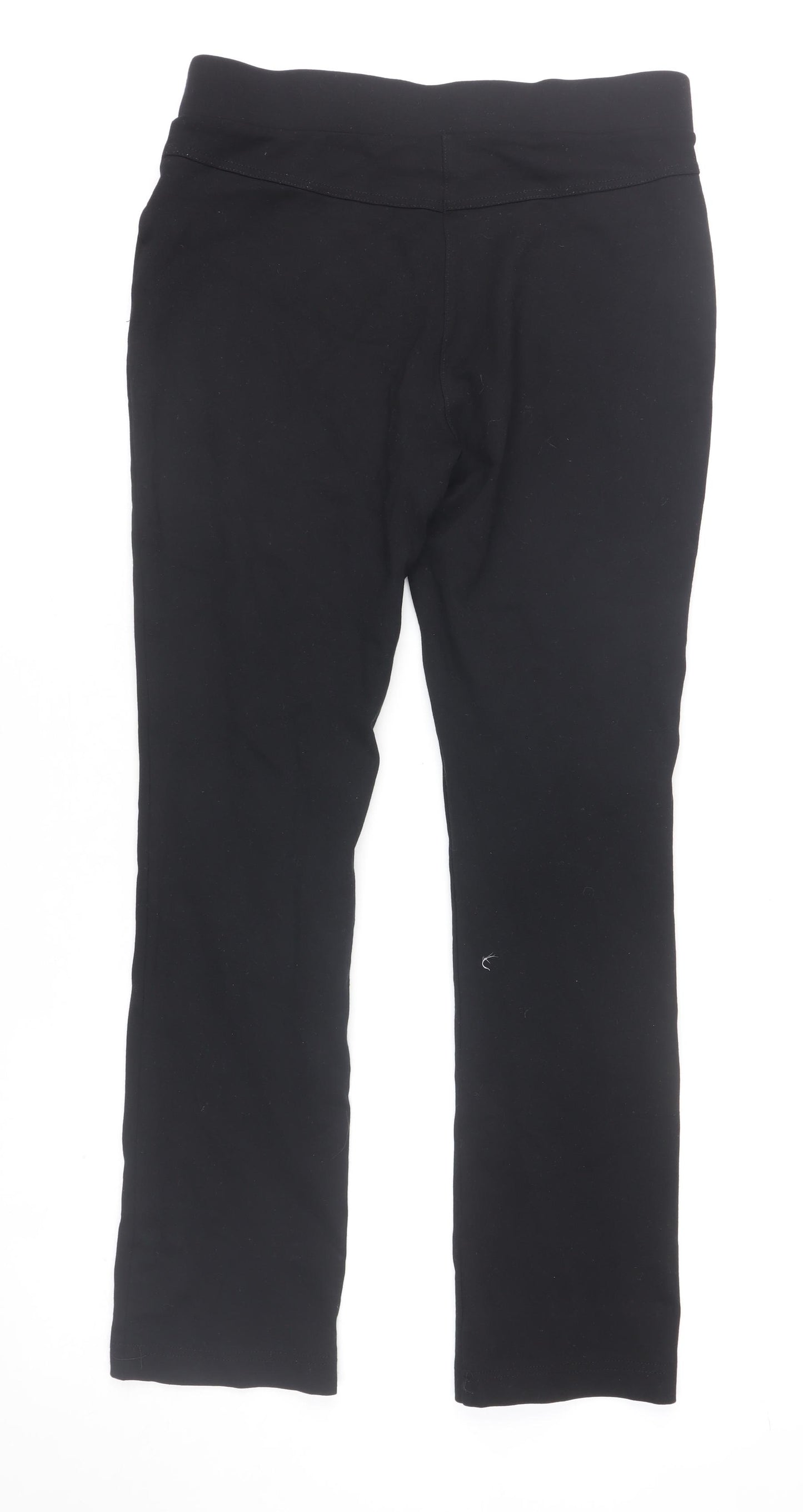 Punt Roma Womens Black Jersey Stretch Slim Leggings Size 8