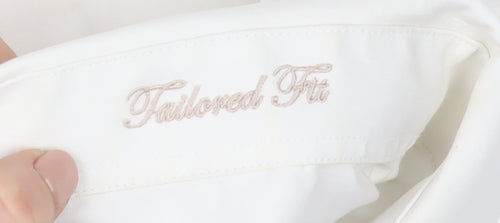 Benetti Men’s White 15.5 Slim Fit Formal Dress Shirt