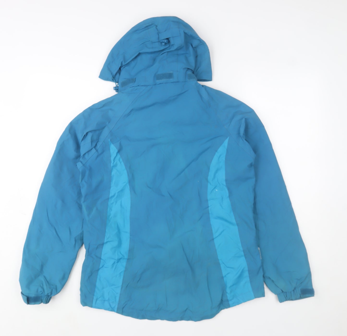 Mountain Warehouse Women's Blue Waterproof Hooded Jacket UK 12