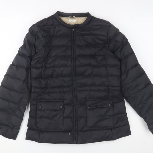 Indigo Bank Kids Boys Black Puffer Jacket 12 Years Winter Down Coat