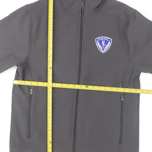 B&C Collection Unisex Grey Softshell Jacket M Wind-Resistant Casual Outerwear