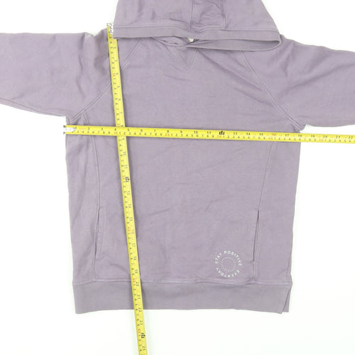 John Lewis Girls Purple Cotton Pullover Hoodie Age 11 Years