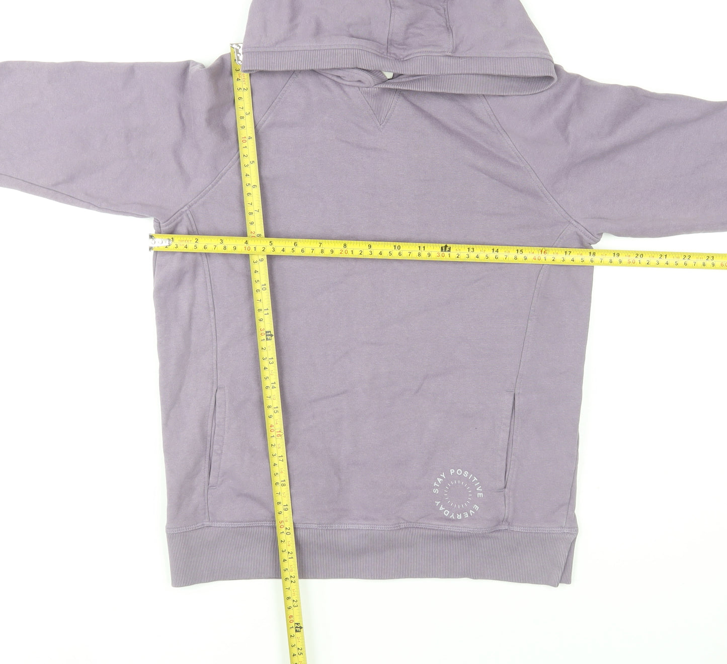 John Lewis Girls Purple Cotton Pullover Hoodie Age 11 Years