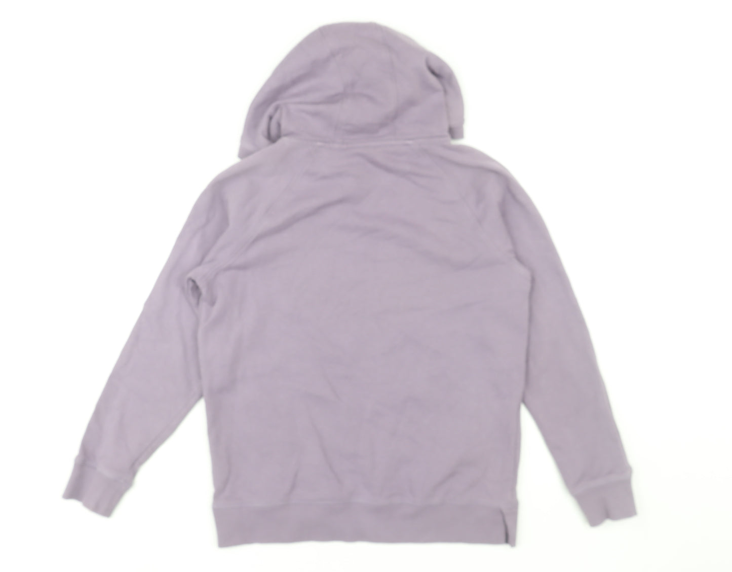 John Lewis Girls Purple Cotton Pullover Hoodie Age 11 Years