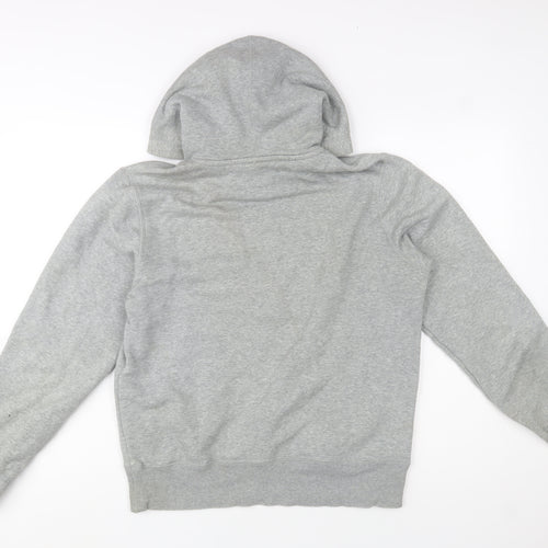 Nike Mens Grey Pullover Hoodie Size S Sportswear Graphic Print