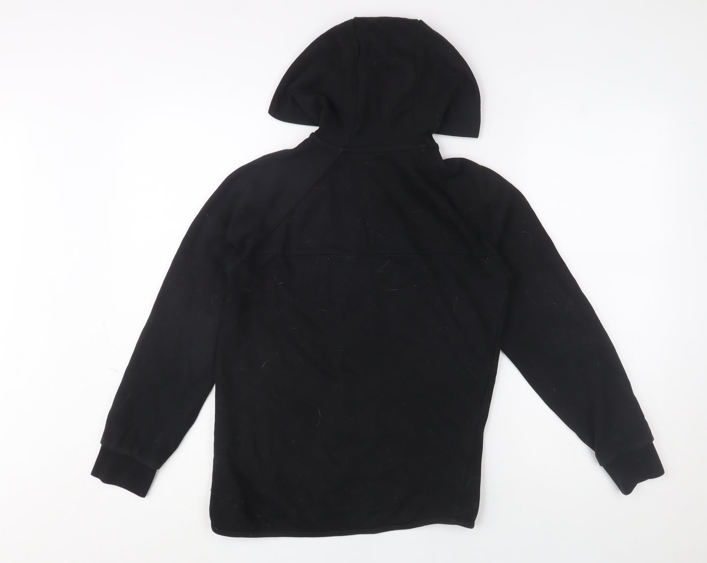 Next Boys Black Hooded Zip Fleece Jacket 11 Years Regular Fit