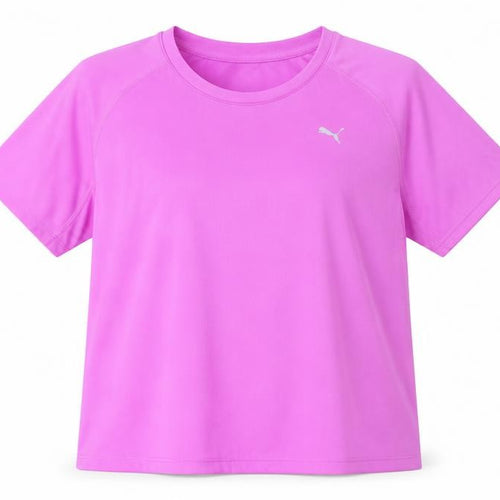 Puma Womens Pink XL DryCELL Short Sleeve Active T-Shirt