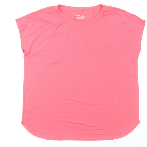 Dunnes Stores Womens Pink Size 14 Regular Fit Active T-Shirt