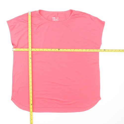 Dunnes Stores Womens Pink Size 14 Regular Fit Active T-Shirt