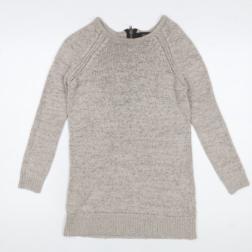 Forever 21 Women’s Beige Knit Pullover Jumper Small