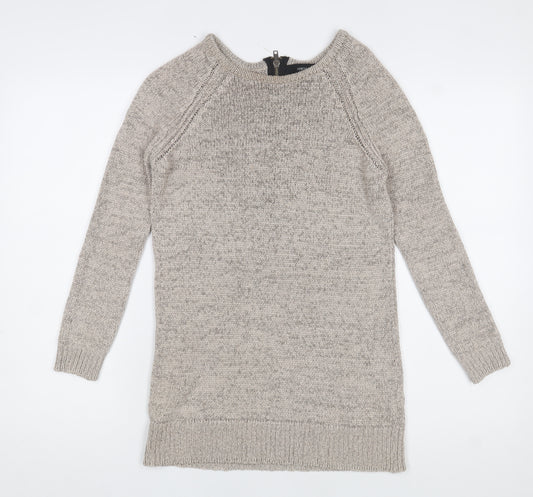 Forever 21 Women’s Beige Knit Pullover Jumper Small