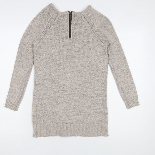 Forever 21 Women’s Beige Knit Pullover Jumper Small
