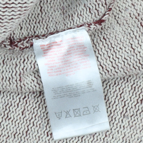 Tokyo Laundry Men's Red Knit Crew Neck Jumper Size M