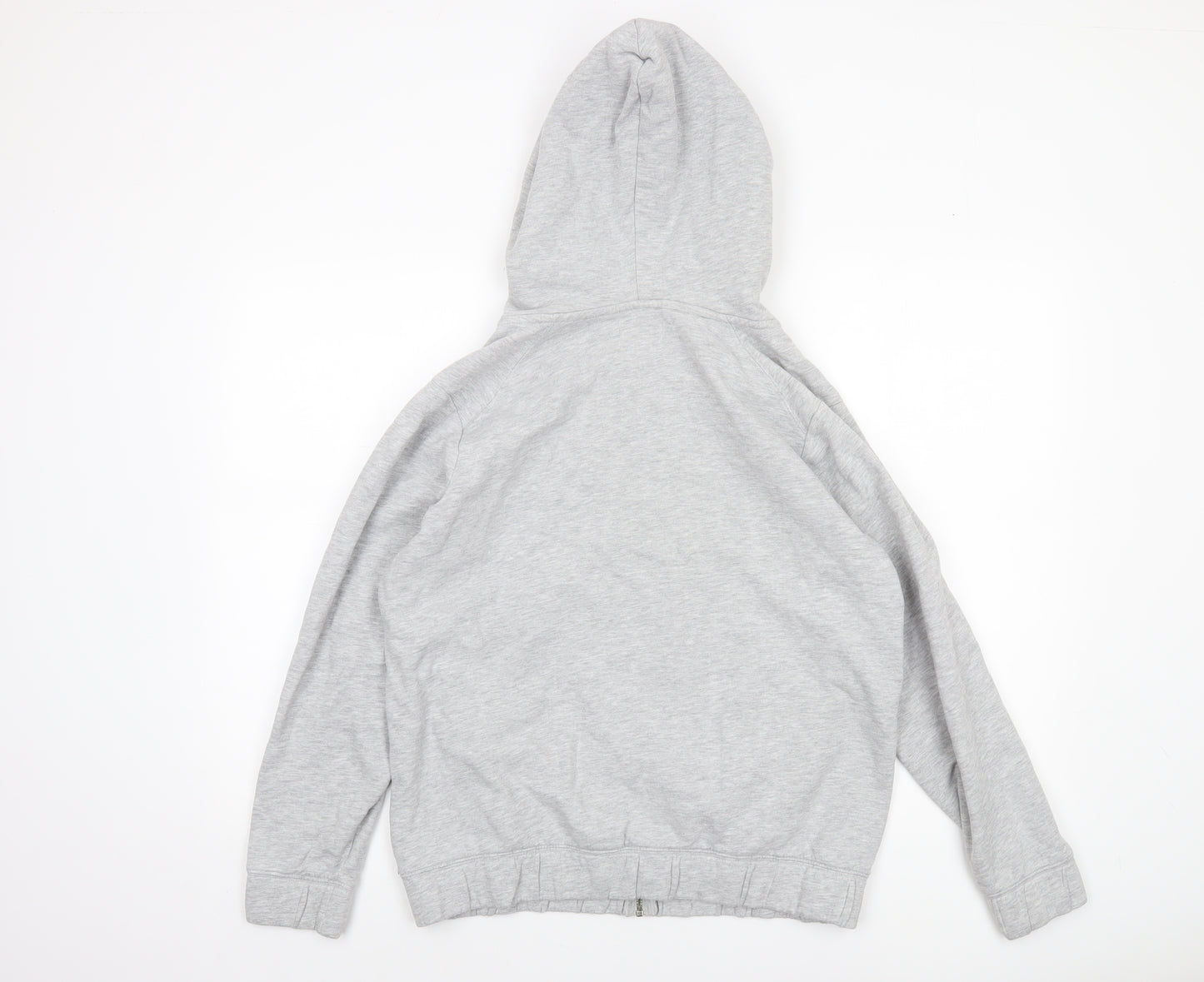 Next Womens Grey Full Zip Hoodie Size 14 Cotton Blend