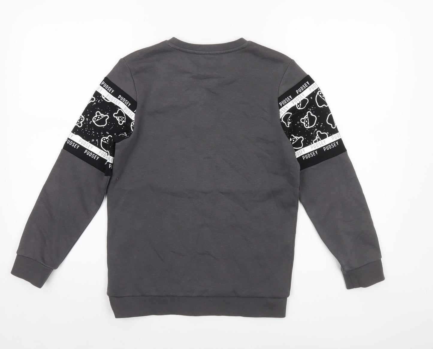George Boys Grey Pudsey Space Print Sweatshirt 10-11 Years Pullover