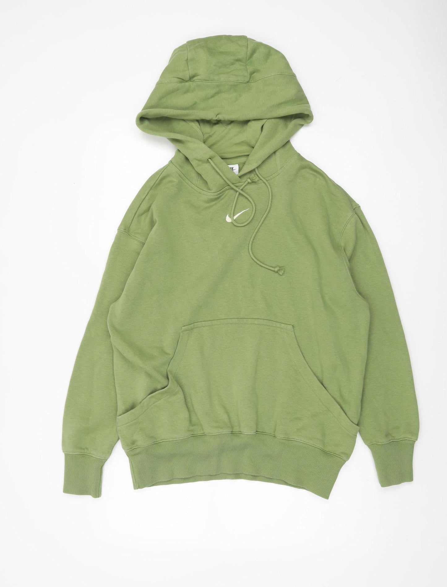Nike Men's Green Pullover Hoodie XS Fleece Regular Fit