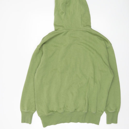 Nike Men's Green Pullover Hoodie XS Fleece Regular Fit