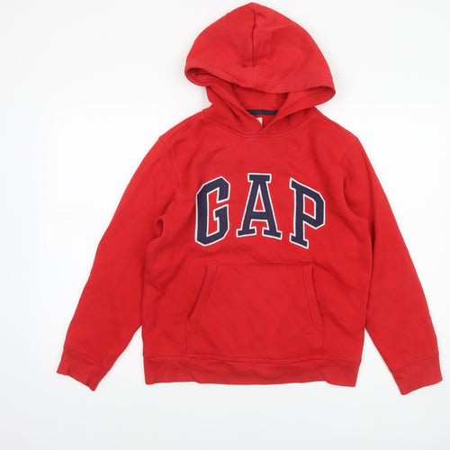 GAP Kids Boys Red XL (12-13 Years) Pullover Hoodie Sweatshirt