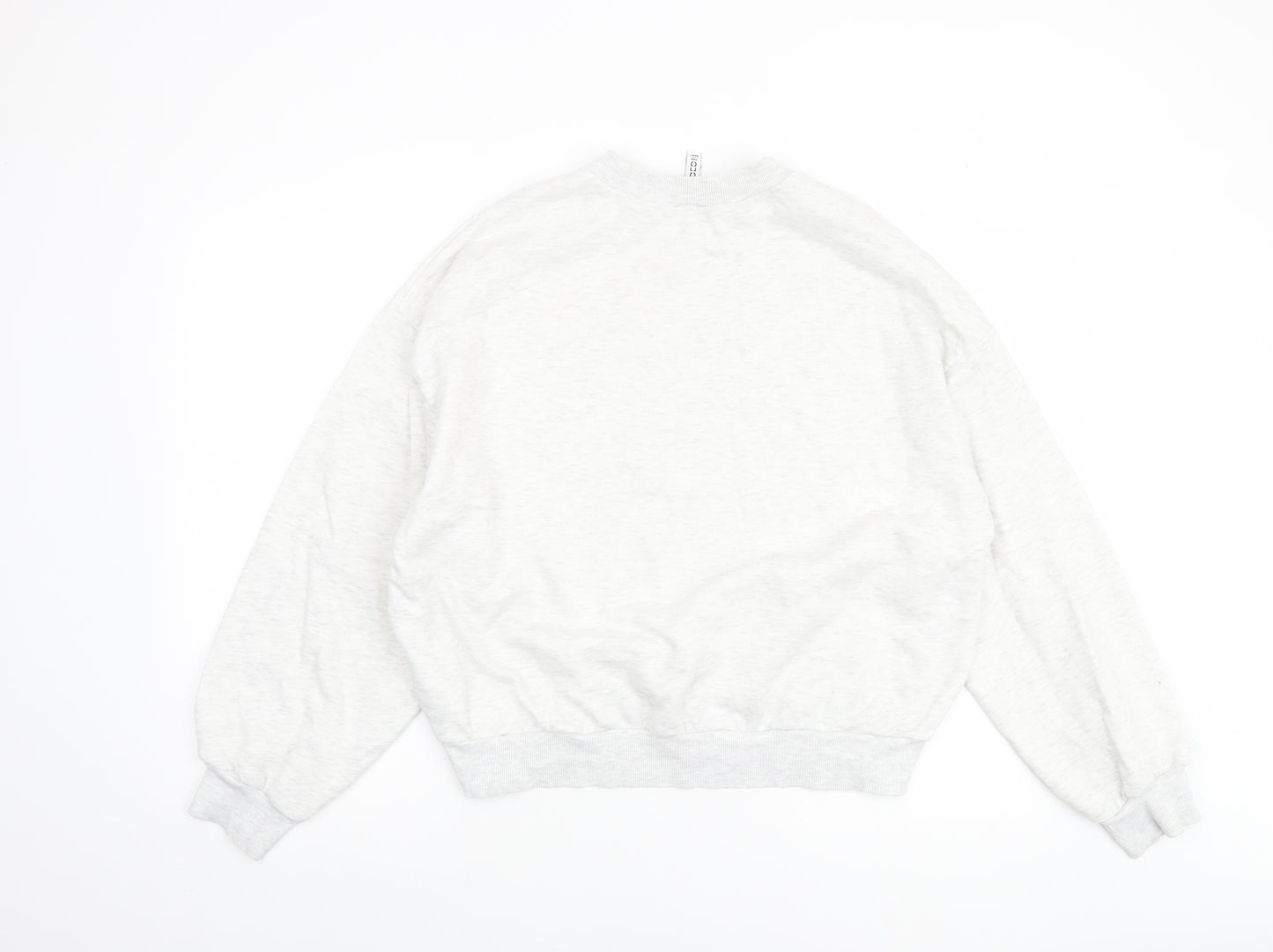 Marks and Spencer Women’s Grey Cotton Blend Pullover Sweatshirt M