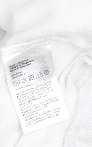 Marks and Spencer Women’s Grey Cotton Blend Pullover Sweatshirt M