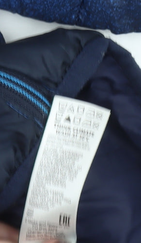 Marks and Spencer Boys Blue Ombré Puffer Jacket Hooded 13-14 Years