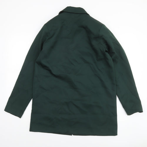 PrettyLittleThing Women Green Regular Fit Notch Lapel Blazer UK 6