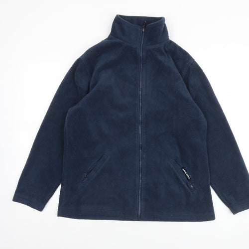 Grizzly Women's Blue Full Zip Fleece Jacket Size M