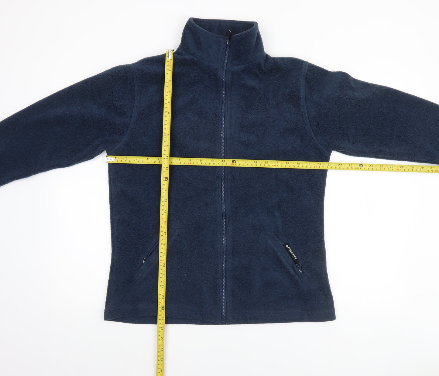 Grizzly Women's Blue Full Zip Fleece Jacket Size M