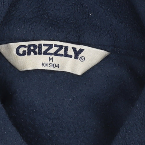 Grizzly Women's Blue Full Zip Fleece Jacket Size M