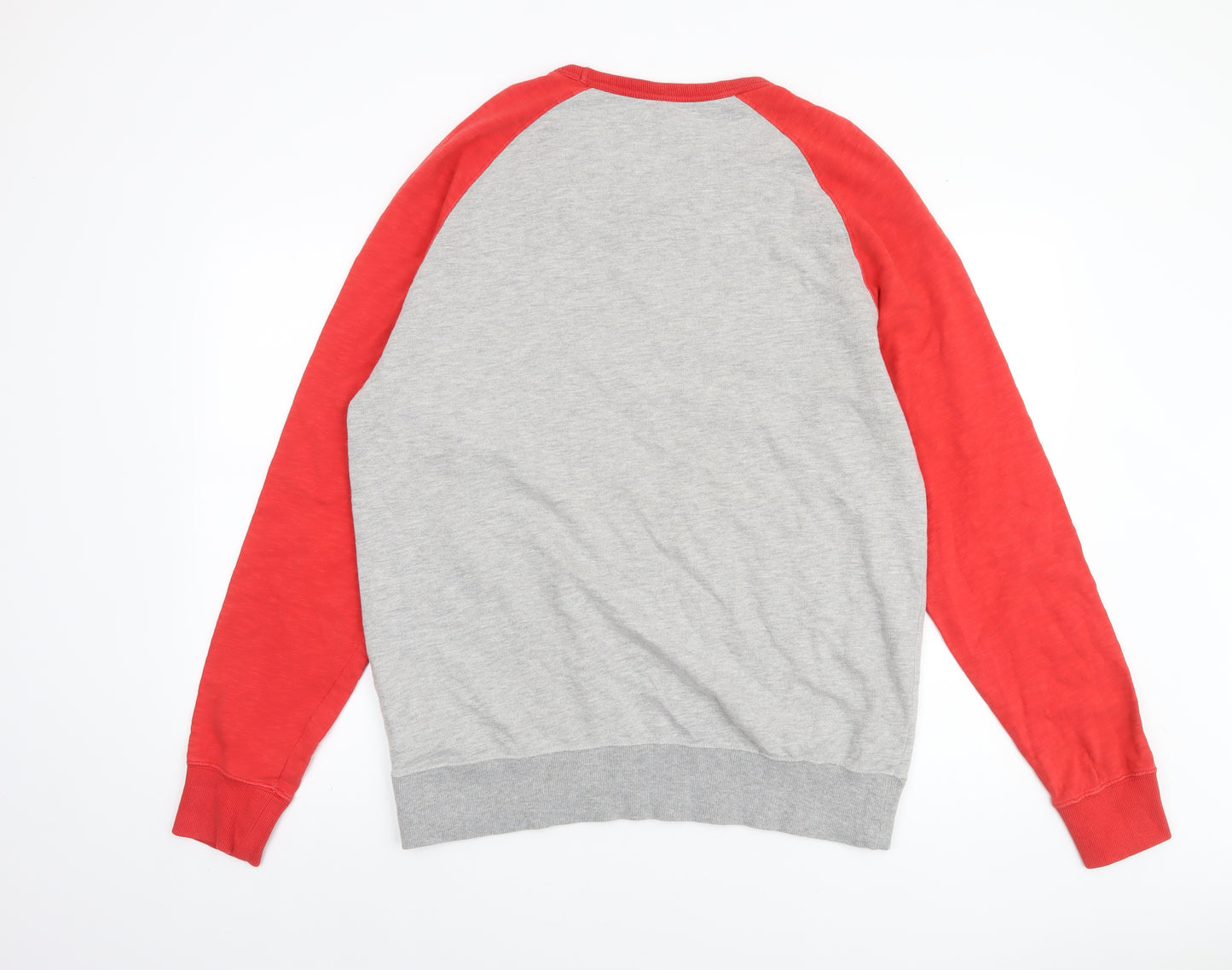 Four 3 by G-III Sports Men's Grey Red Boston University Sweatshirt L