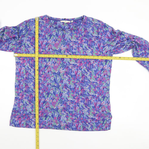 Country Rose Women's Multicoloured Floral Knit Pullover Jumper M