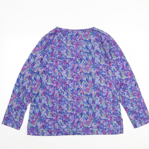 Country Rose Women's Multicoloured Floral Knit Pullover Jumper M