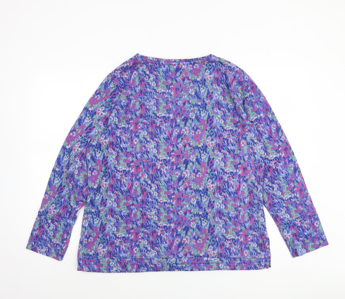 Country Rose Women's Multicoloured Floral Knit Pullover Jumper M