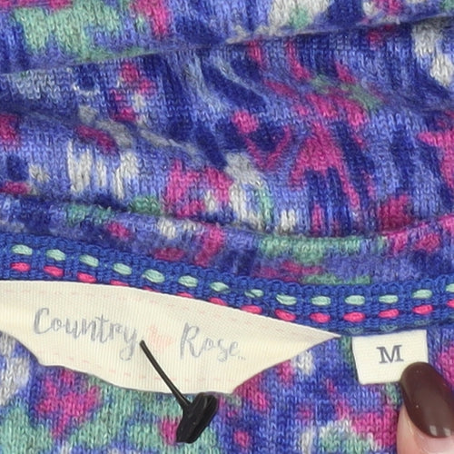 Country Rose Women's Multicoloured Floral Knit Pullover Jumper M