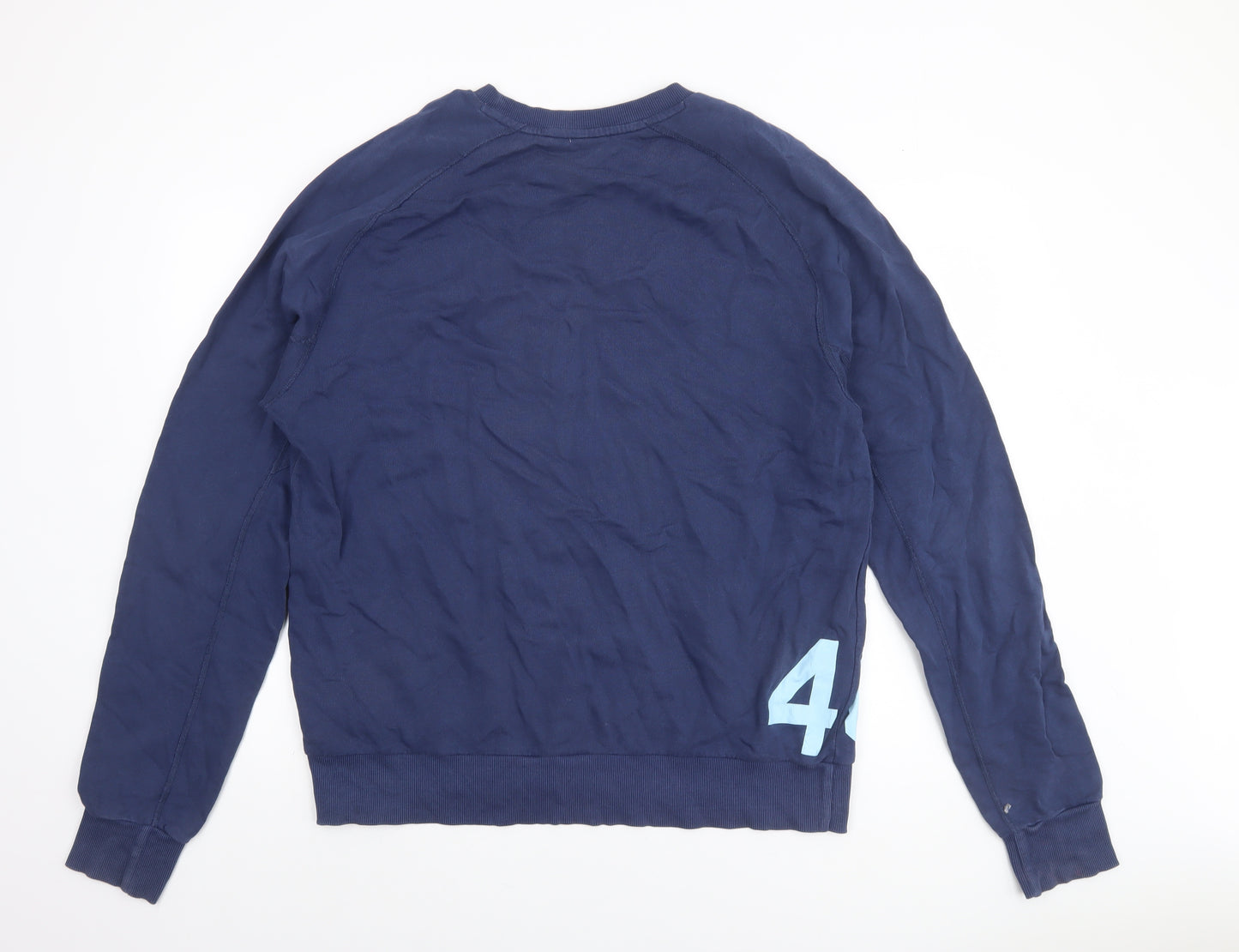 Puma Men's Blue XL Crew Neck Pullover Sweatshirt Sports Cotton