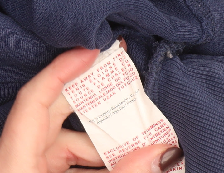 Puma Men's Blue XL Crew Neck Pullover Sweatshirt Sports Cotton